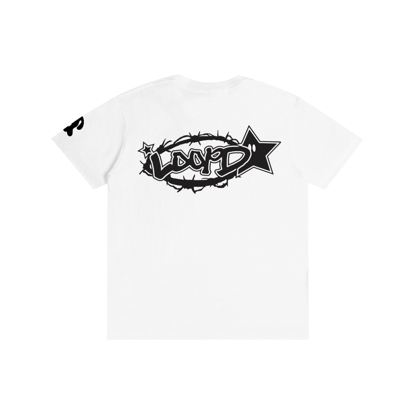 Adult White loopd.co Cotton Unisex T-Shirt