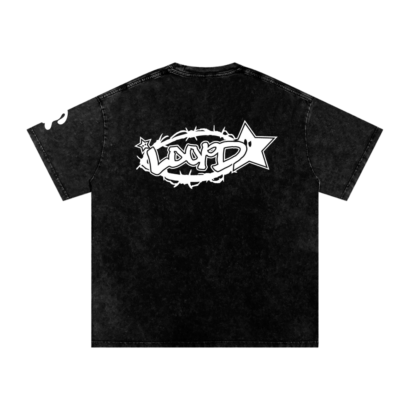 Adult Loopd.co Snow Washed Oversized Cotton T-Shirt
