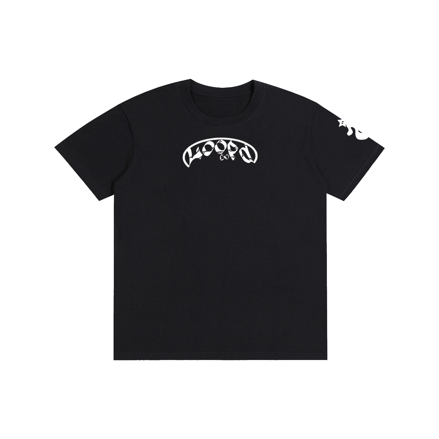 Adult Black Loopd.co Cotten unisex t shirt