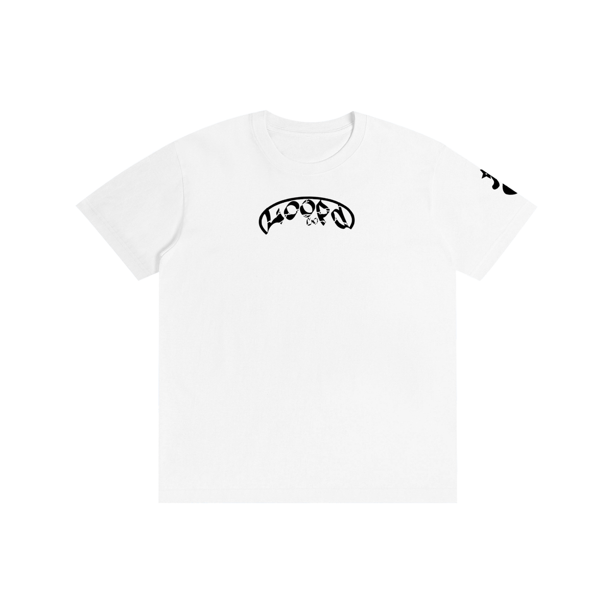 Adult White loopd.co Cotton Unisex T-Shirt