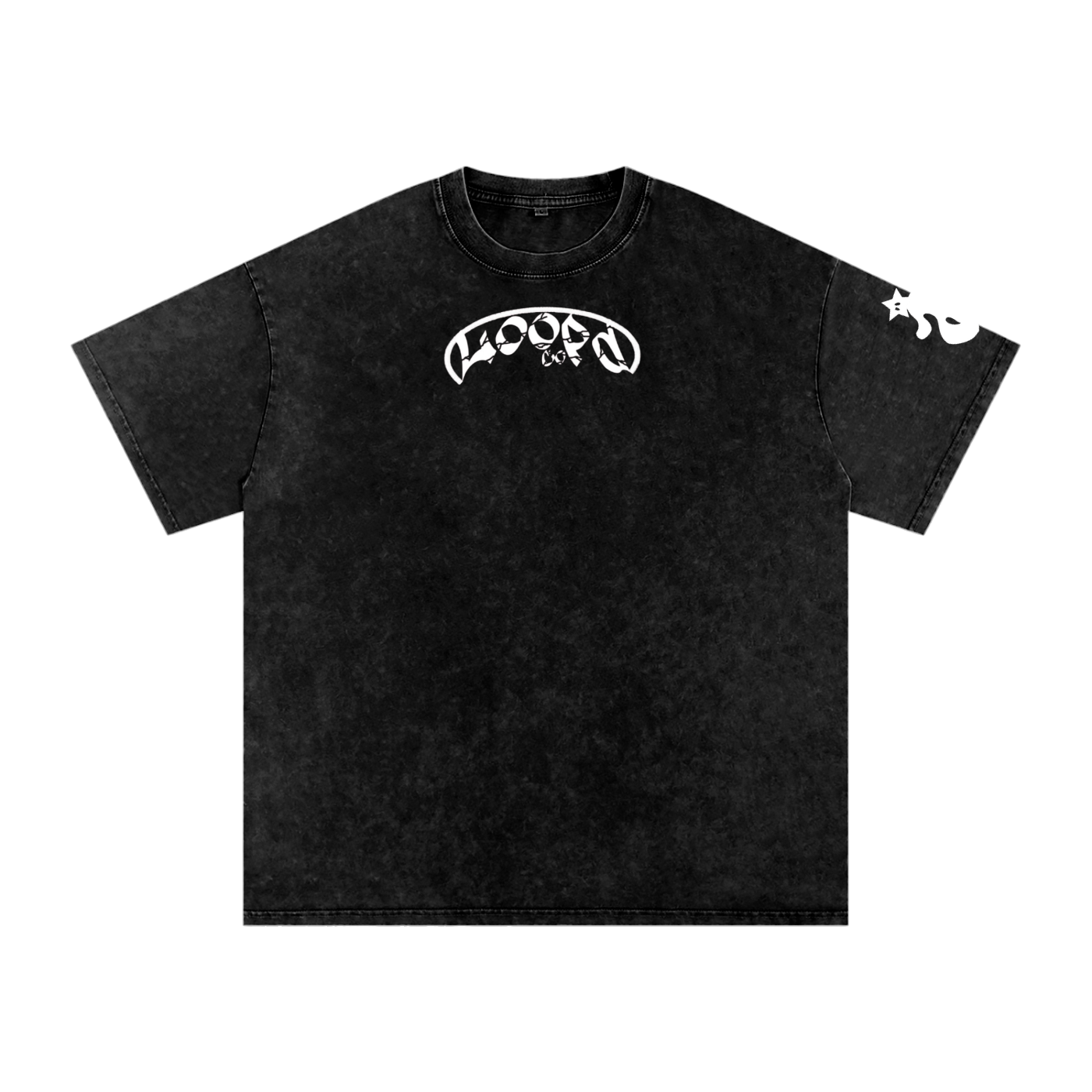 Adult Loopd.co Snow Washed Oversized Cotton T-Shirt